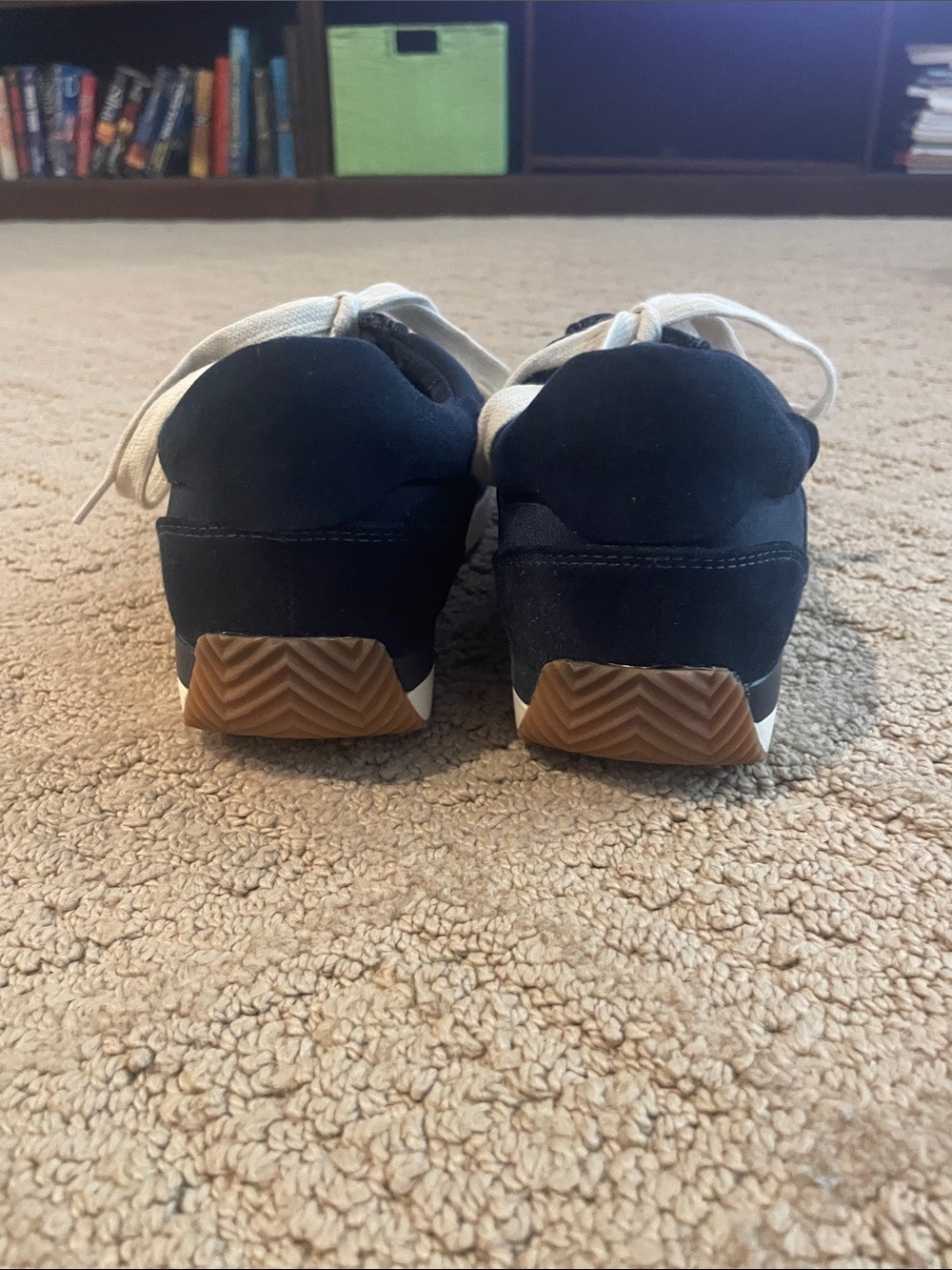 Loft Navy Blue Low-Top Sneakers with White Accent - Picture 5 of 6